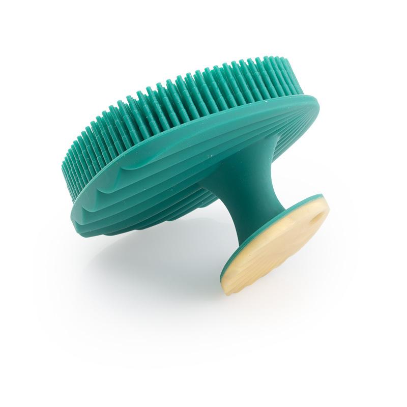 ボディブラシ 大人 子供 兼用 シリコン製 シェル型 スカルプケア 頭皮マッサージ 櫛歯 シャンプー用 ソ..