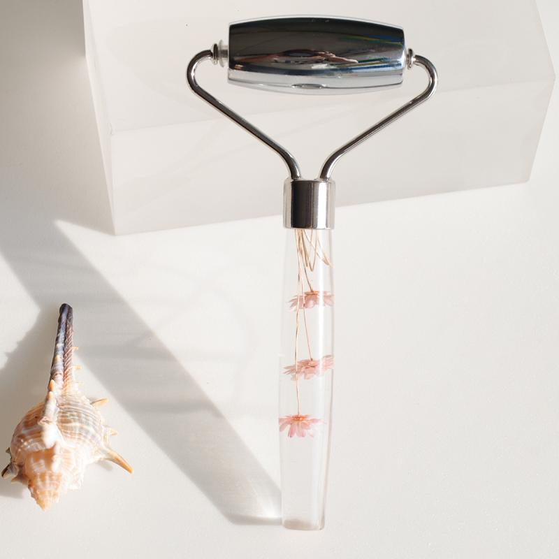 美顔器 ステンレス製 マッサージローラー カッサ フェイスケア 顔 首 デコルテ 美容ツール スキンケア ..