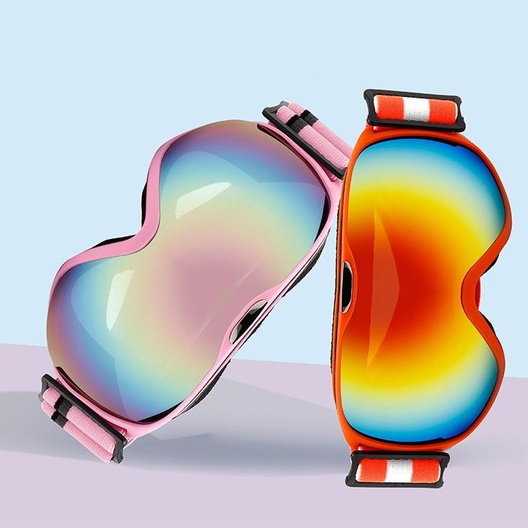 ゴーグル キッズ スキー スノーボード 登山 アウトドア 冬用 防曇 防風 防砂 UVカット 紫外線対策 メガ..