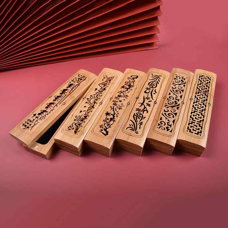 香炉 竹製 孟宗竹 横置き 線香ケース 白檀 沈香 薫香 短尺 コンパクト 携帯 ポータブル 旅行 出張 家庭..