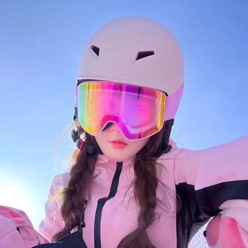 ゴーグル ダブルレンズ 防曇 防風 紫外線カット 高視認 スキー スノーボード 登山 サイクリング バイク オートバイ アウトドア スポーツ 保護アイウェア サングラス 冬用 ポリカーボネート