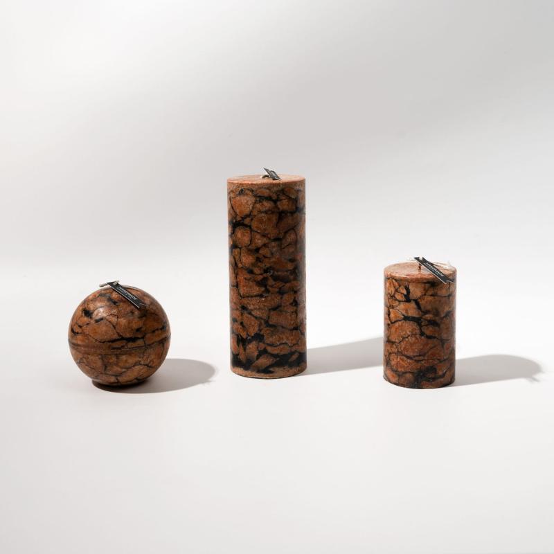 アロマキャンドル ヨーロピアン ヴィンテージ風 円柱 大型 手作り ロマンチック インテリア オブジェ 食卓 テーブル リビング デコレーション 雑貨 おしゃれ