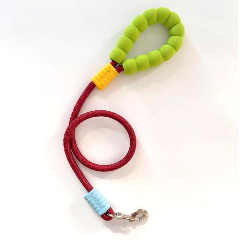 ペット用リード 犬用 P型リード ナイロン ドーパミンカラー 雲デザイン やわらか ポップ 散歩用 お出か..