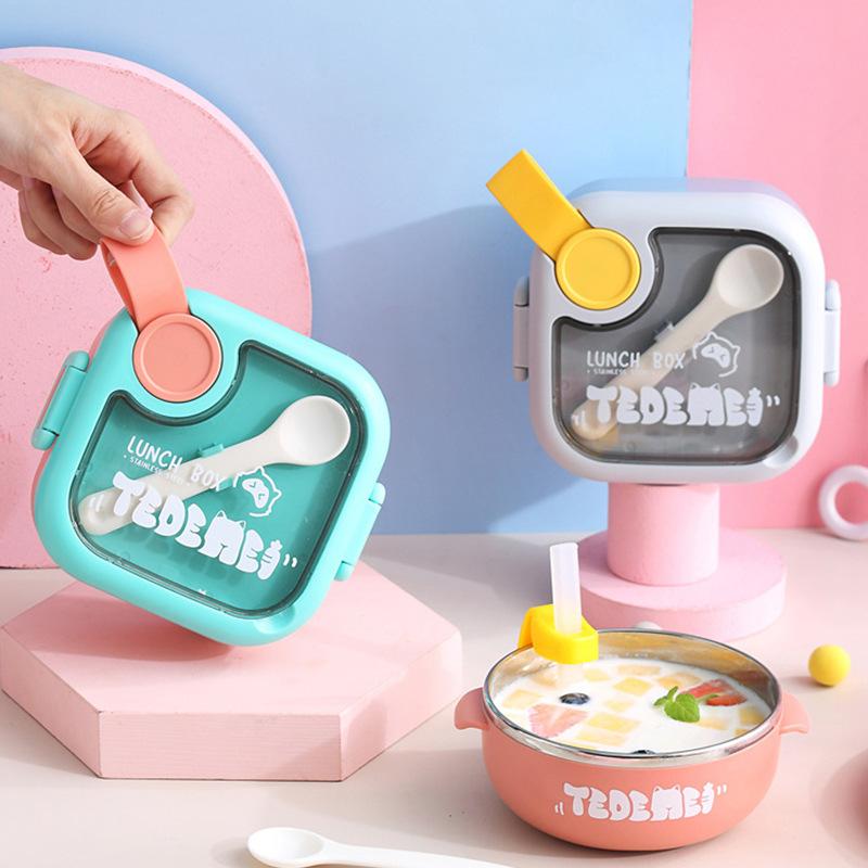 離乳食食器 ベビー 子供用 304ステンレス鋼 離乳食ボウル すり鉢 スプーン 食事セット 持ち運び便利 か..