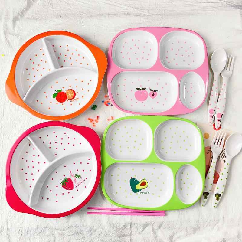 ベビー食器 メラミン 子供用 キッズ 赤ちゃん 家庭用 離乳食 幼児食 幼稚園 保育園 耐熱 仕切り付き 割..