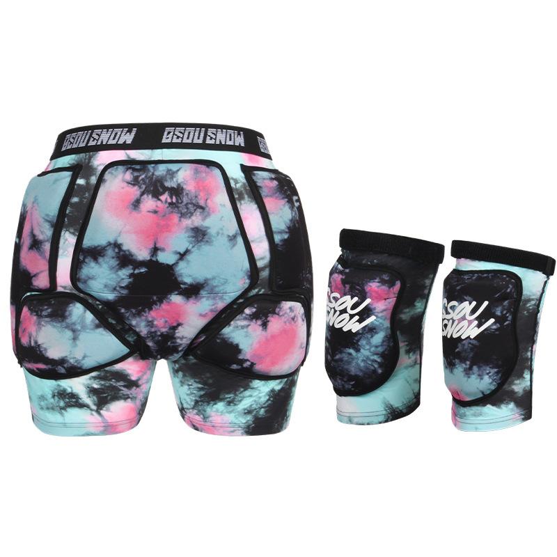 スキー スノーボード プロテクター レディース メンズ フルセット ニーガード ヒップガード 衝撃吸収パ..