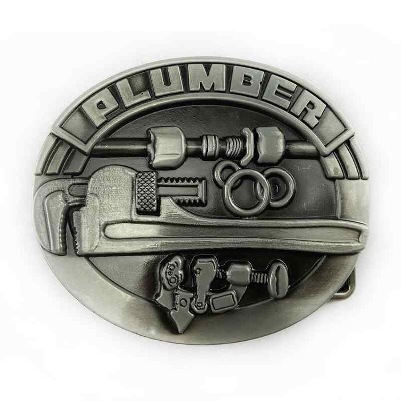 バックル メンズ レディース 男女兼用 工具モチーフ メカニカルデザイン 亜鉛合金 楕円 オーバル スム..