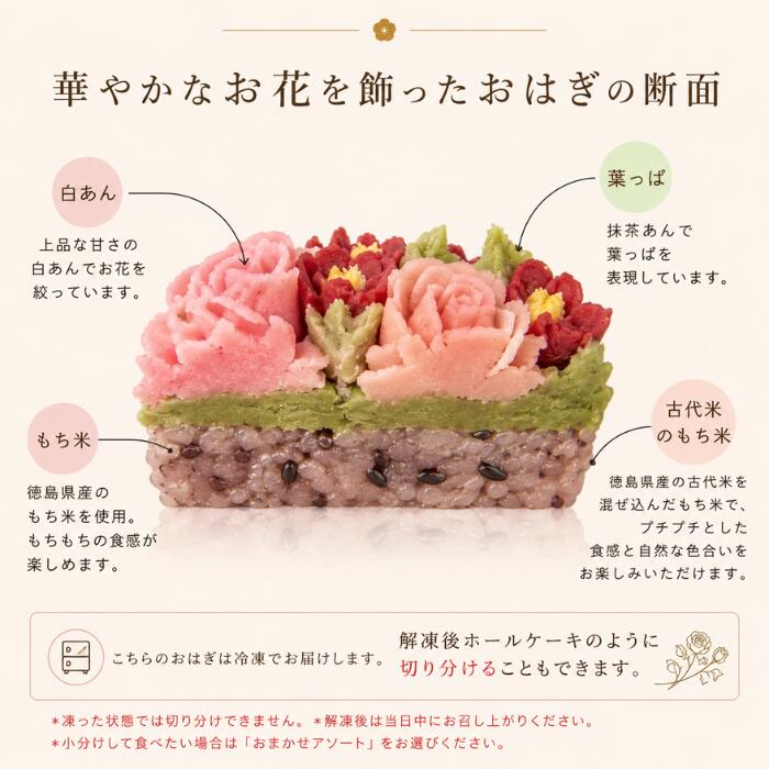 送料無料 (多数メディア紹介) 服部製糖所 おはぎ 花 花おはぎ お花 あんこ 和三盆 和三盆糖 和三盆おはぎ1個入 4個入 砂糖 和菓子 母の日 敬老の日 ケーキ 贈り物 手土産 お供え プレゼント ギフト 御歳暮 御年賀 お彼岸 誕生日 記念日 御中元 hanahikari-10000026 服部製糖所 楽天市場店 サンプル画像3