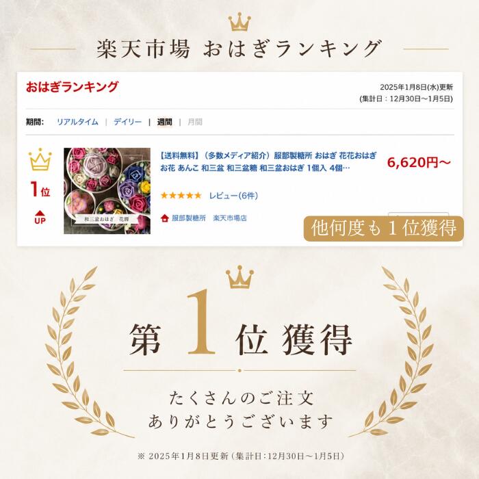 送料無料 (多数メディア紹介) 服部製糖所 おはぎ 花 花おはぎ お花 あんこ 和三盆 和三盆糖 和三盆おはぎ1個入 4個入 砂糖 和菓子 母の日 敬老の日 ケーキ 贈り物 手土産 お供え プレゼント ギフト 御歳暮 御年賀 お彼岸 誕生日 記念日 御中元 hanahikari-10000026 服部製糖所 楽天市場店 サンプル画像2