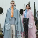 レインコート 自転車 スクーター レインポンチョ メンズ レディース ユニセックス フード付き オックス生地&PVC素材 柔軟 耐久性 高防水 防水ファスナー ...