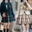 女子高生 制服 5点セット 学生服 JK制服 ジャケット+長袖シャツ+スカート+蝶結び+バッジ コスプレ レディース 高校制服 セーラー服 JK チェック 学生...