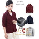 子供服 男の子 防寒 裏起毛 ニットカーディガン レッド ネイビー グレー セーター キッズ アウター カジュアル 通学着 お出かけ ボーイズ かっこいい セーター ニットカーディガン 冬着 お出かけ 子ども服 カーディガン 暖かい 100cm 110cm 120cm 130cm 140cm 150cm(4)