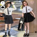 フォーマルスーツ 女の子 入学式 卒業式 発表会 七五三 スーツ 子供服 セットアップ 半袖シャツ 長袖シャツ プリーツスカート ネクタイ 韓国 子供服 小学生 中学生 制服 スーツ 3点セット 春着 夏着 秋着 イベント 誕生日 お祝い 撮影写真 120 130 140 150 160 170