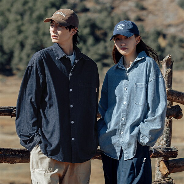 【送料無料】メンズ デニムシャツ 長袖 カジュアルシャツ M~3XL ボタンダウン シャツ デニムワークシャツ メンズ おしゃれ シャツ エスタンシャツ メンズ...