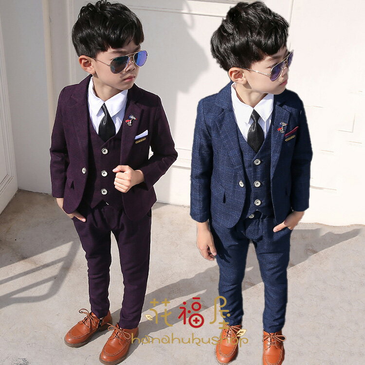 7点セット スーツ 男の子 上下セット ジャケット ワイシャツ パンツ ベスト ネクタイ 蝶ネクタイ アク..
