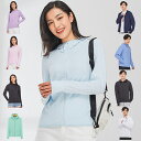 uvカット パーカー 首元 UPF50+ ひんやり 接触冷感 UV ジップアップ ラッシュガード レディース フード付き カーディガン メンズ 日焼け止め 軽量...