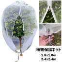 防虫ネット 植物保護カバー 園芸野菜栽培 防鳥ネット ファスナー付き 植物保護袋 野菜網 野菜栽培 園芸用ネット 防虫シート 防虫網 菜園 ベランダ DIY 果...