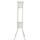 【20%OFF】GVスタンド6本セット120cm アイボリー【5100002】 桶12個付き 全国一律送料無料(沖縄県・離島はお届け不可) ワイヤー 金網 道具...