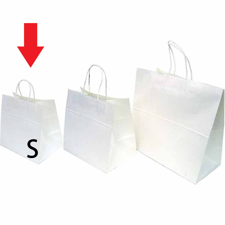 アレンジ袋ホワイトS 10枚セット【5300010】W26×D16×H27/TH40cm 台紙付き全国一律送料無料（沖縄県・離島はお届け不可) ホワイエ 紙袋 資材 FKTS