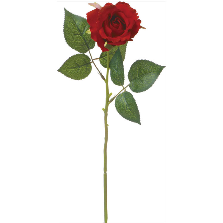 【65-672304-0】 造花　アートフラワー VE−6722　ニューエリザローズ　レッド　 RED 1本送料無料　花資材 松村工芸 FKTS