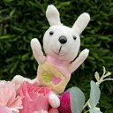 【ギフト用オプション】ウサギの人形をお花にプラス♪うさぎのピック|誕生日|記念日|お祝い|お見舞い| ...