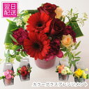 【あす着12時まで受付】 誕生日 フラワーアレンジメント プレゼント バラ 生花 お祝い 結婚記念日 結婚祝い お見舞い 退院祝い ガーベラ エーデルワイス カ...