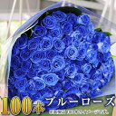 プロポーズ 花束 ブルーローズ 青いバラ 青い薔薇 青薔薇 青バラ 誕生日 プレゼント 生花 記念日 送料無料 お祝い 結婚記念日 翌日 明日 急ぎ 明日着 配送 配達 届け 宅配 翌日配達花 青いバラ100本 エーデルワイス