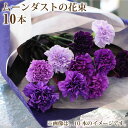 カーネーション 誕生日 記念日 花 ギフト 花束 プレゼント を 贈る ムーンダストの花束 10本 青いカーネーション バースディ 結婚祝 ギフト フラワー 花束 カーネーション 誕生日 花束 記念日 ムーンダスト 花束