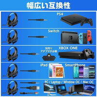 【大感謝祭!今日と明日はポイント10倍】ゲーミングヘッドセットヘッドホンswitchps4ps5ゲーミングヘッドホンイヤホンマイクフォートナイトAPEXヘッドセットボイスチャットゲーム用PCヘッドホンマイクボイチャゲームヘッドセットパソコンSkypeZoomfps