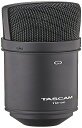 TASCAM(タスカム) TM-80(B) コンデンサーマイク 単一指向性 48Vファントム電源 XLRマイクケーブル・サスペンション・卓上スタンド付属 You...