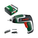 BOSCH() コードレスドライバー (本体のみ、ビットセット(10本)、マグネットビットホルダー、マイクロUSBケーブル(Type-B)、キャリングケース) ...