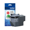 【ブラザー純正】 ブラザー工業(Brother Industries) インクカートリッジブラック(大容量)LC412XLBK対応型番:MFC-J7300CDW、MFC-J7100CDW他