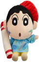 三英貿易 クレヨンしんちゃん 変身しんちゃん (S) ラクガキVer. W12×D11×H21cm ぬいぐるみ SN35