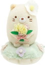 MO06201 すみっコぐらし 『ざっそうとようせいのお花畑』 フラワーぬいぐるみ ねこ