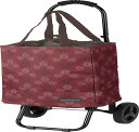 レップ(Rep) Cocoro(コ・コロ) ショッピングカート ルシー トートカート BOR ワインレッド 22L 荷物フック付き 折り畳み式 保冷 保温 エコバッグ 買い物 おしゃれ 可愛い シンプル 便利 コンパクト 軽量 キャンプ 運動会 花見 運動会 509982