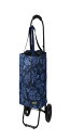 レップ(Rep) Cocoro(コ・コロ) ショッピングカート フロリアン トートカート ネイビー 22L 荷物フック付き 花柄 折り畳み式 保冷 保温 エコバッグ 買い物 おしゃれ 可愛い シンプル 便利 コンパクト 軽量 キャンプ 運動会 花見 運動会 484944