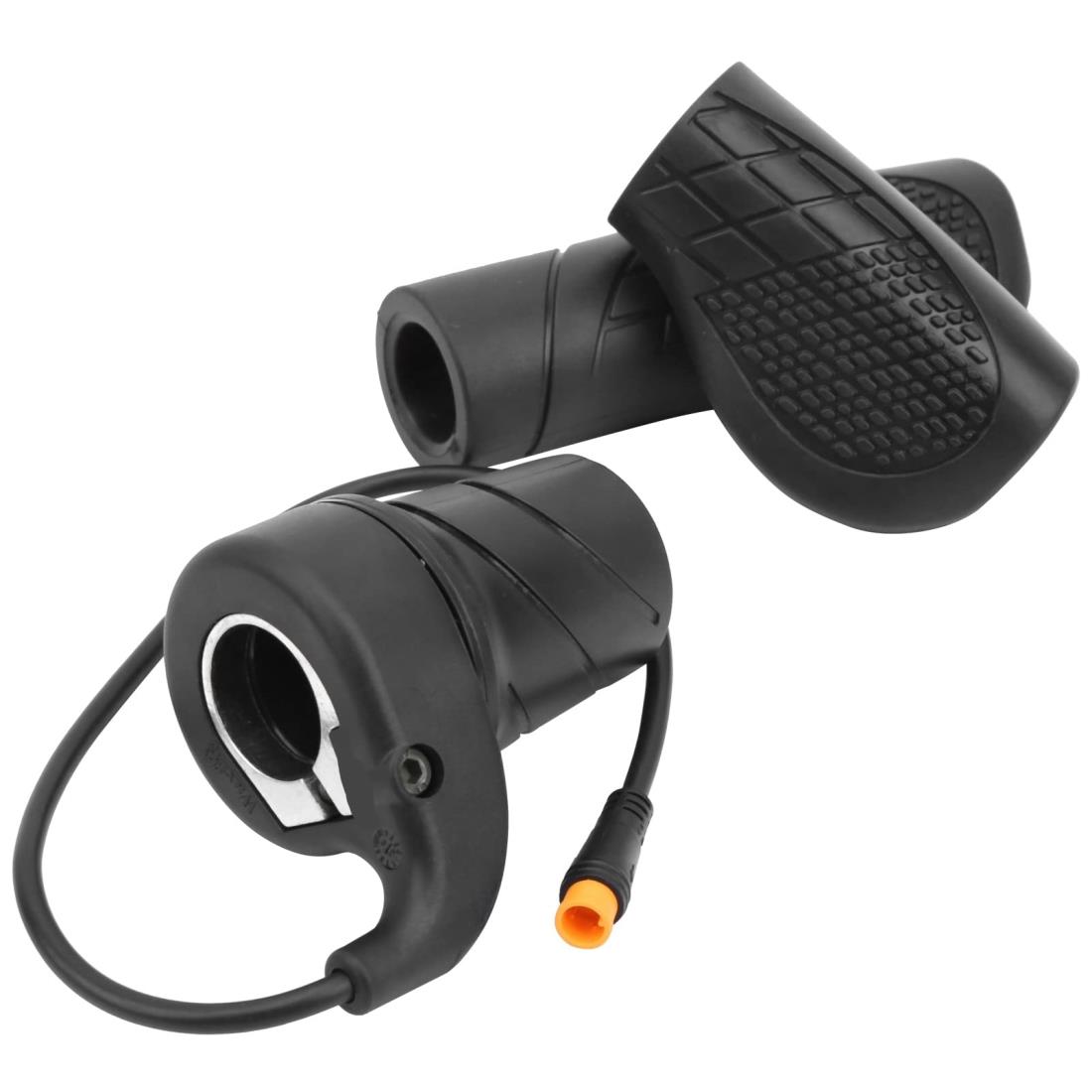 電動自転車スロットルグリップ、電動マウンテンバイク改造パーツ用ハーフツイストスロットル、電動自転車ス ...