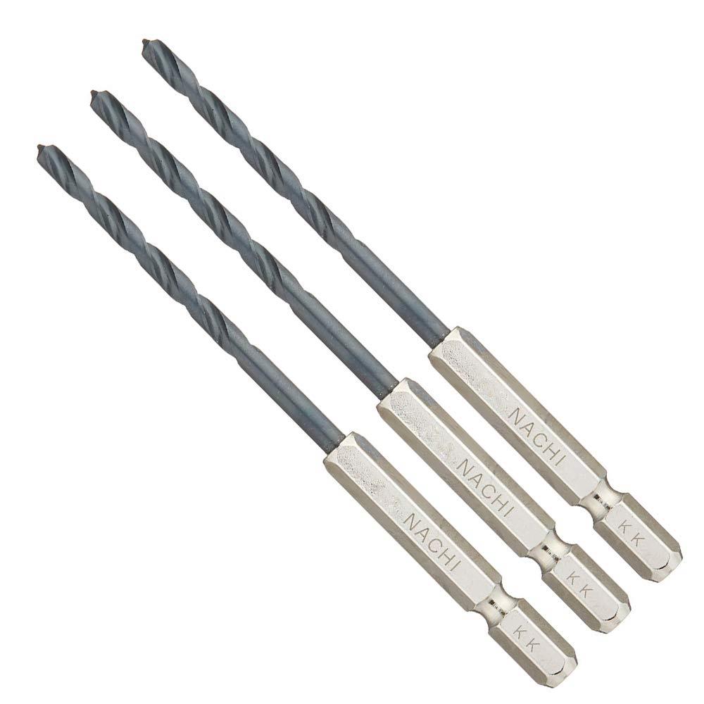 ナチ(NACHI) 六角軸鉄工ドリル3本組 6.0ミリ (金属・金工)