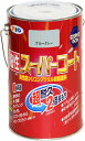 アサヒペン 塗料 ペンキ 油性スーパーコート 1.6L ブルーグレー 油性 多用途 ツヤあり 1回塗り 超耐久 ロングライフペイント サビドメ剤配合 紫外線劣化...
