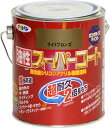 アサヒペン 塗料 ペンキ 油性スーパーコート 0.7L ライトブロンズ 油性 多用途 ツヤあり 2回塗り 超耐久 ロングライフペイント サビドメ剤配合 紫外線劣...