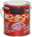 アサヒペン 塗料 ペンキ 油性スーパーコート 0.7L アトランティックブルー 油性 多用途 ツヤあり 1回塗り 超耐久 ロングライフペイント サビドメ剤配合 ...