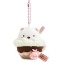 MO97101 すみっコぐらし 喫茶すみっコでチョコレートフェア ぶらさげぬいぐるみ しろくま(チョコレートドリンク)