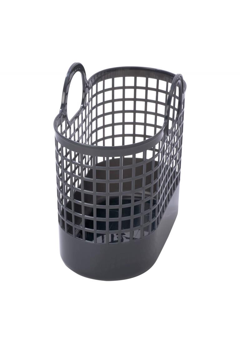 ライクイット (like-it) ランドリー 洗濯 収納 タウンバスケット ミニ グレー LBB-16C バイオマスプラ..