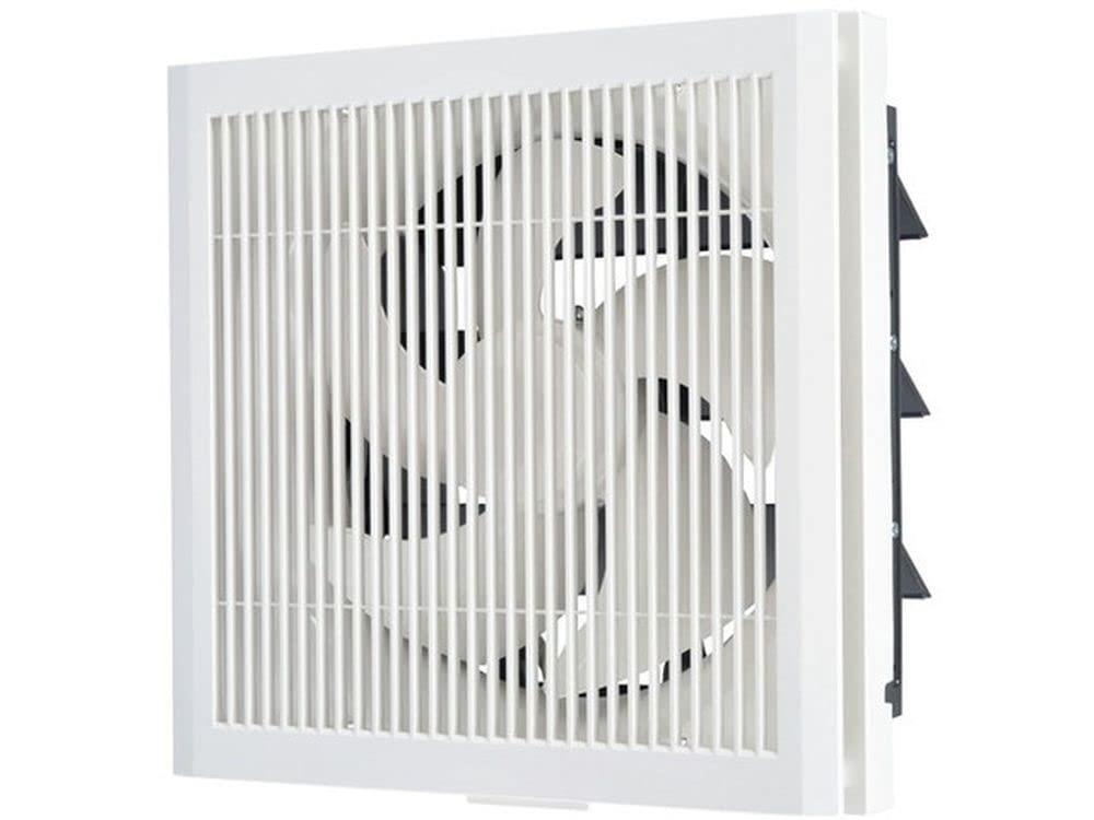 三菱電機(MITSUBISHI ELECTRIC) 標準換気扇クリーンコンパック 格子タイプ 電気式シャッター引きひもなし 20cm 白 EX-20EK9-C