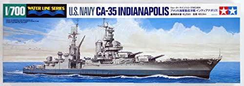 タミヤ 1/700 ウォーターラインシリーズ No.804 アメリカ海軍 重巡洋艦 インディアナポリス プラモデル 31804