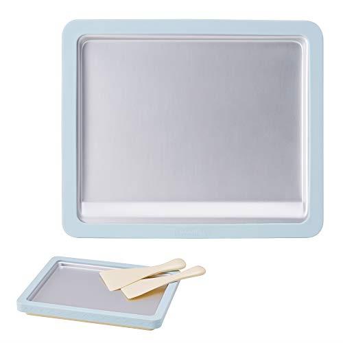 ドウシシャ シャーベットメーカー ハピロール ファンファンシャーベット レシピ付き ヘラ2本付 ブルー ..