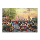 テンヨー(Tenyo) 【日本製】 1000ピース ジグソーパズル ディズニー Mickey and Minnie in London (51x73.5cm) D-1000-853 のり付き ヘラ付き サービスカード付き(3)