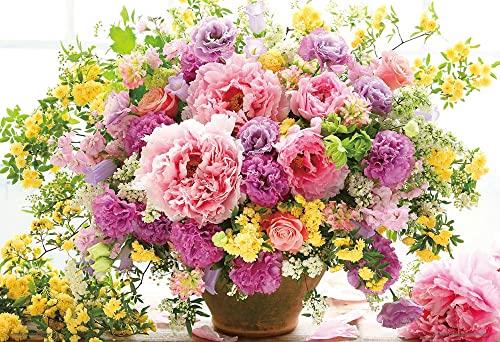 【日本製】 ビバリー(BEVERLY) 300ピースジグソーパズル 幸運が舞い込む ピンク&イエロー(26×38)300-010