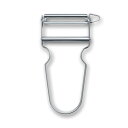 VICTORINOX(ビクトリノックス) STARピーラー 波刃 芽取り付きの皮むき器 シルバー 柔らかい果物の皮むきから硬い食材まで使える 6.0913