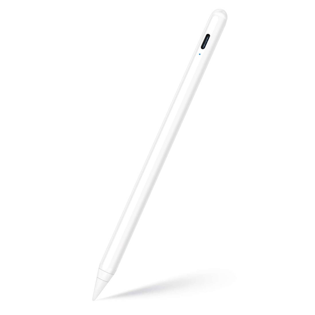 KINGONE スタイラスペンiPad専用ペン 超高感度 極細 タッチペンiPad専用 傾き感知/誤作動防止/磁気吸着機能対応 軽量 USB充電式2018年以降iPad/iPad Pro/iPad air/iPad mini対応